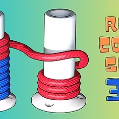 play Sortowanie kolorowych lin 3D